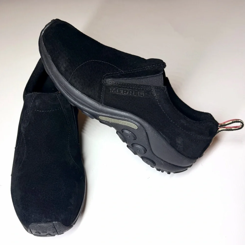 Merrell J60825 Men's Jungle Moc Slip-On Shoe, Midnight Black Size- 10.5